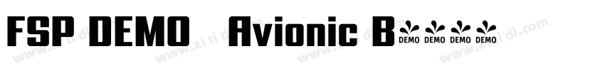 FSP DEMO   Avionic B字体转换